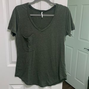 Z Supply Green Pocket Tee